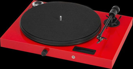 PRO-JECT Juke Box E Giradischi all-in-one amplificato Plug & Play, ROSSO - TechSoundSystem.com
