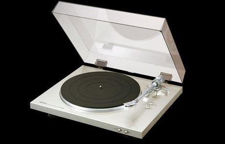 DENON DP-300F SILVER giradischi trazione a cinghia compreso di braccio e testina - TechSoundSystem.com