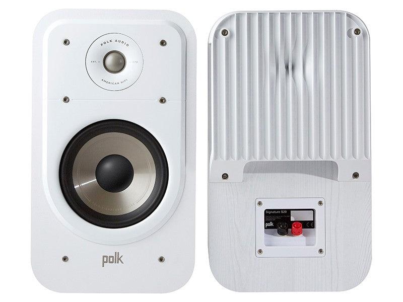 POLK AUDIO S20e Diffusori bookshelf a 2 vie bass reflex posteriore Power Port, COPPIA BIANCO - TechSoundSystem.com