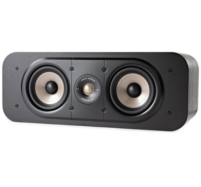 POLK AUDIO S30e Diffusore centrale a 2 vie bass reflex posteriore Power Port, NERO - TechSoundSystem.com