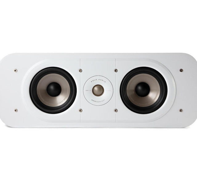 POLK AUDIO S30e Diffusore centrale a 2 vie bass reflex posteriore Power Port, BIANCO - TechSoundSystem.com