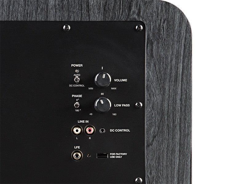 POLK AUDIO HTS 10 BLACK Subwoofer attivo con bass reflex a pavimento Power Port - TechSoundSystem.com