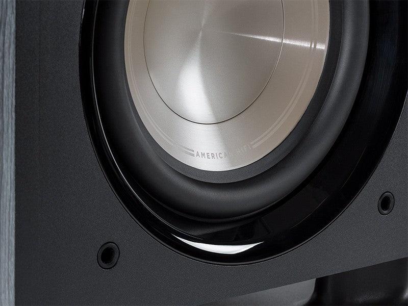POLK AUDIO HTS 10 BLACK Subwoofer attivo con bass reflex a pavimento Power Port - TechSoundSystem.com