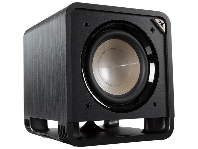 POLK AUDIO HTS 10 BLACK Subwoofer attivo con bass reflex a pavimento Power Port - TechSoundSystem.com