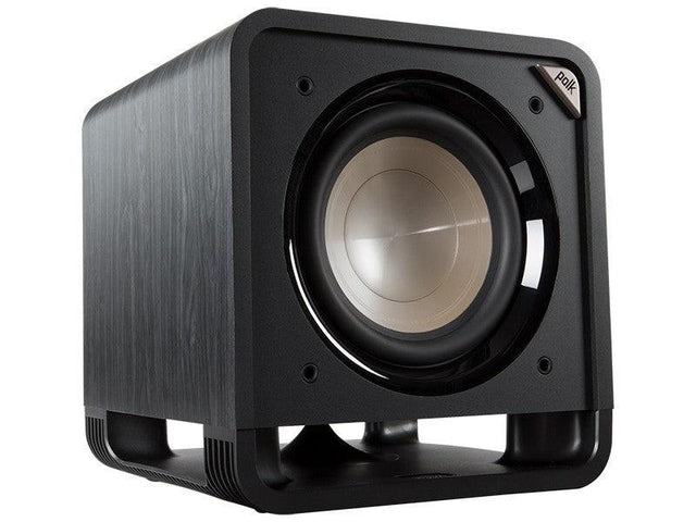 POLK AUDIO HTS 10 BLACK Subwoofer attivo con bass reflex a pavimento Power Port - TechSoundSystem.com