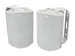 POLK AUDIO Atrium 5 BIANCO Diffusori waterproof a 2 vie bass reflex Power Port, COPPIA - TechSoundSystem.com