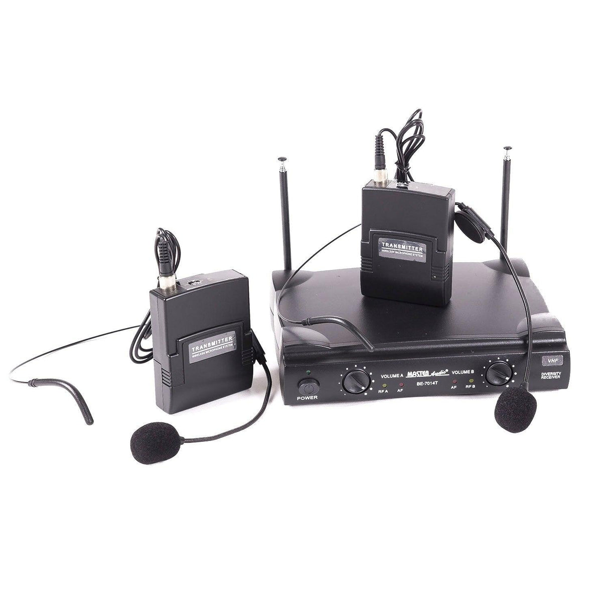 Master Audio BE7014T Radiomicrofoni VHF Sistema wireless COPPIA ad archetto - TechSoundSystem.com