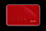 VIVITEK Qumi Q38 Videoproiettore WiFi Tascabile LED DLP 1080p, 1.920x1.080, batteria integrata 12.000 mA - ROSSO - TechSoundSystem.com