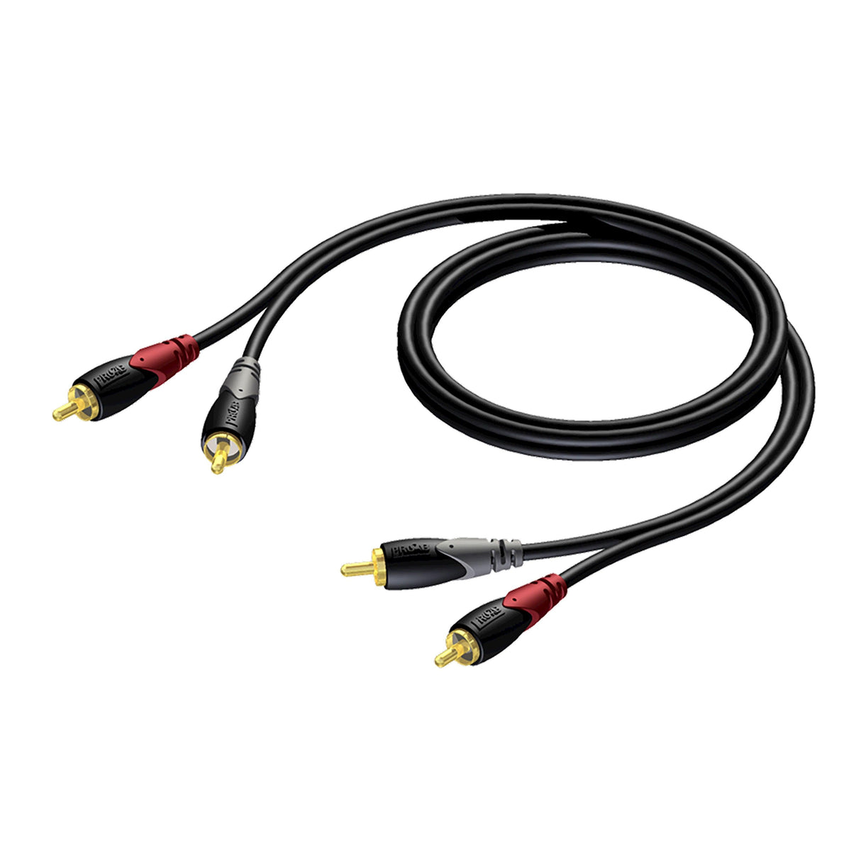 PROCAB CLA 800-3 Cavo audio 3mt 2x RCA/ 2x RCA - TechSoundSystem.com