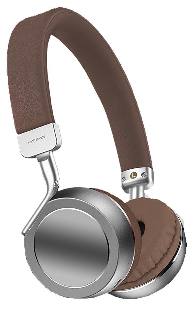 ROCK T 05M Cuffia bluetooth marrone - TechSoundSystem.com