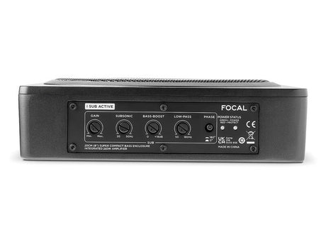 Focal ISUB ACTIVE Subwoofer attivo 260W ultracompatto da 8" sottosedile - TechSoundSystem.com