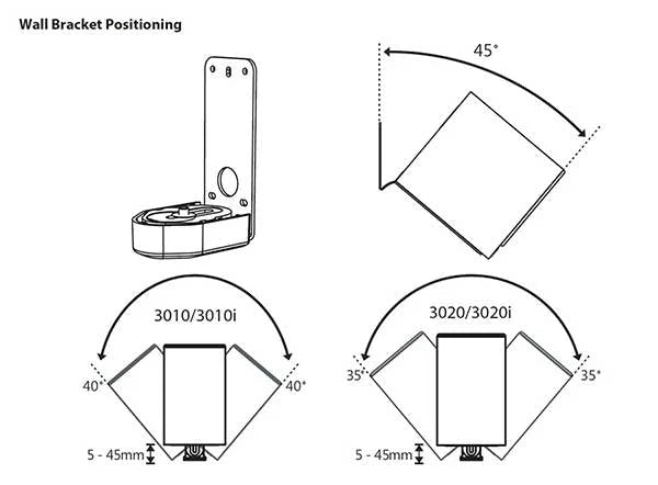 Q Acoustics Q WB50 Staffa a muro per Q 5010, 3010i, 3020i, 3090Ci, 3010C, 3020C, 3090C, M20