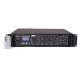 Master Audio MV6300CR Amplificatore Bluetooth filodiffusione 6 ZONE 100V / 8 ohm con MP3 e radio FM - TechSoundSystem.com