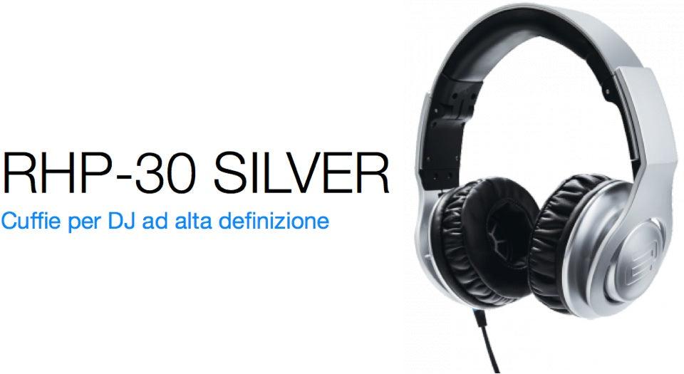 RELOOP RHP-30 SILVER CUFFIA - TechSoundSystem.com