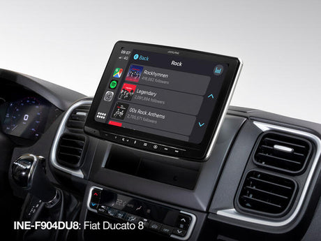Alpine INE-F904-DU8 Autoradio custom per FIat Ducato 8 da 9" multimediale con GPS - TechSoundSystem.com