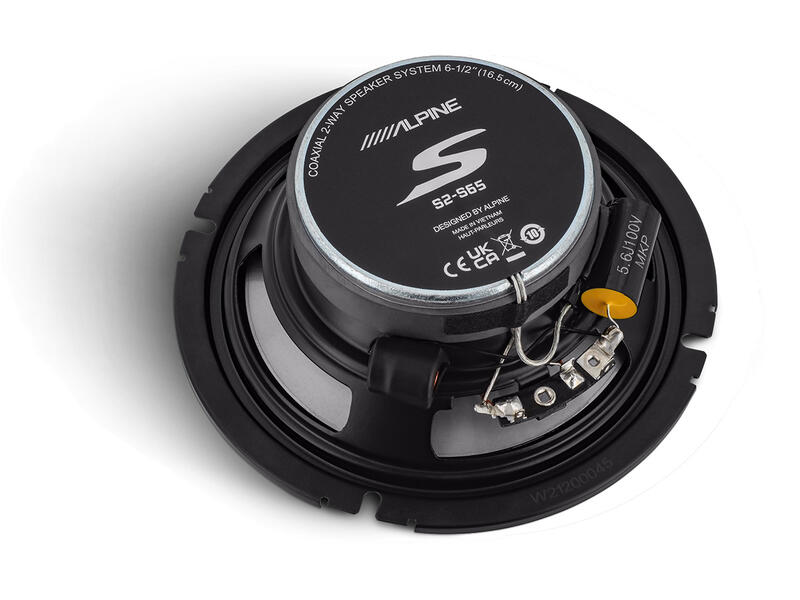 Alpine S2-S65 altoparlanti coassiali a 2 vie da 6,5" certificato Hi-Res - TechSoundSystem.com