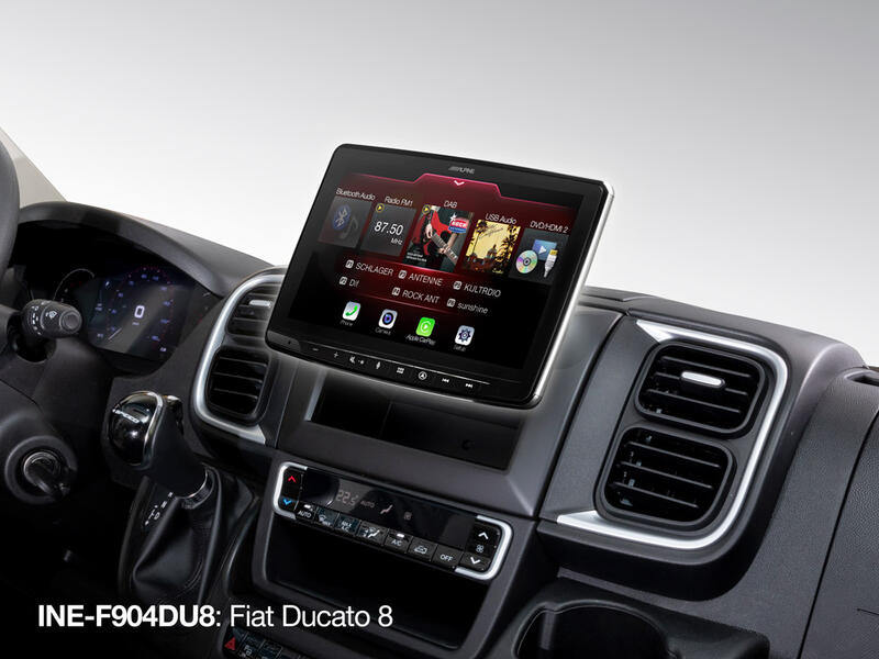 Alpine INE-F904-DU8 Autoradio custom per FIat Ducato 8 da 9" multimediale con GPS - TechSoundSystem.com