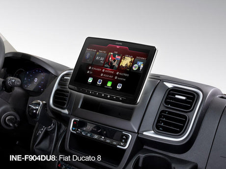 Alpine INE-F904-DU8 Autoradio custom per FIat Ducato 8 da 9" multimediale con GPS - TechSoundSystem.com
