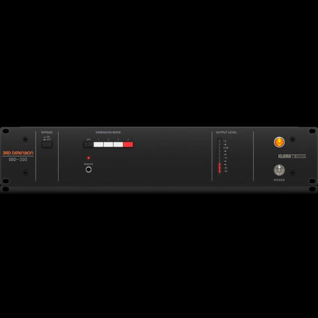 KLARK TEKNIK 3RD DIMENSION BBD-320 PROCESSORE DI SEGNALE ANALOGICO MULTI-DIMENSIONALE CON TECNOLOGIA BBD - TechSoundSystem.com