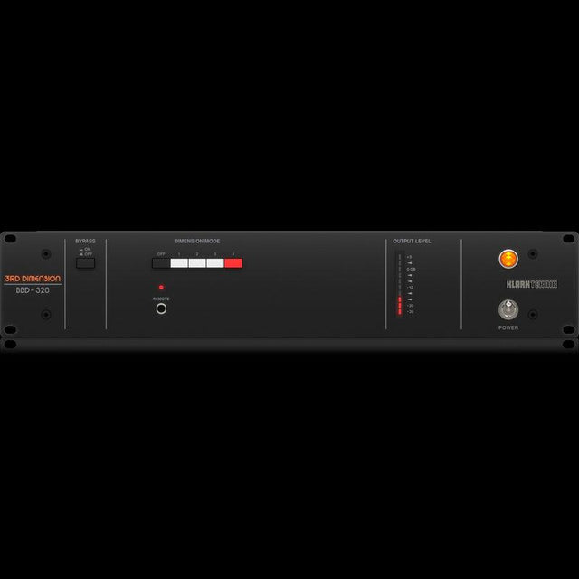 KLARK TEKNIK 3RD DIMENSION BBD-320 PROCESSORE DI SEGNALE ANALOGICO MULTI-DIMENSIONALE CON TECNOLOGIA BBD - TechSoundSystem.com