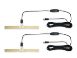 Alpine KAE-202DV Coppia antenne da vetro per Ricevitore DVB-T TV digitale terrestre - TechSoundSystem.com