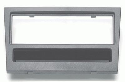 Phonocar 03284 Mascherina 1 DIN per Opel Agila-Signum-Vectra 04- Corsa 06- colore grigio - TechSoundSystem.com