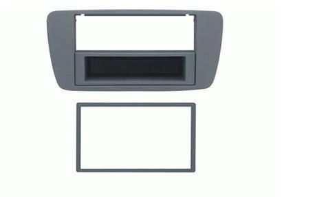 Phonocar 03443 Mascherina 1/2 DIN per Seat Ibiza 08-13 colore grigio azzurro - TechSoundSystem.com
