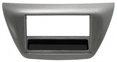 Phonocar 03384 Mascherina 1-2 DIN per Mitsubishi Lancer Evo 07-08 colore grigio metallizzato - TechSoundSystem.com