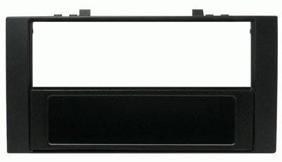 Phonocar 03376 Mascherina 1-2 DIN per VW Touareg 11- Multivan 03-11 Trasporter T5 04-11 colore nero - TechSoundSystem.com