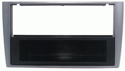 Phonocar 03427 Mascherina 1/2 DIN per Peugeot 308 10-14 308 CC -14 colore grigio metalizzato - TechSoundSystem.com