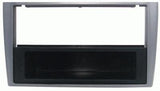 Phonocar 03427 Mascherina 1/2 DIN per Peugeot 308 10-14 308 CC -14 colore grigio metalizzato - TechSoundSystem.com