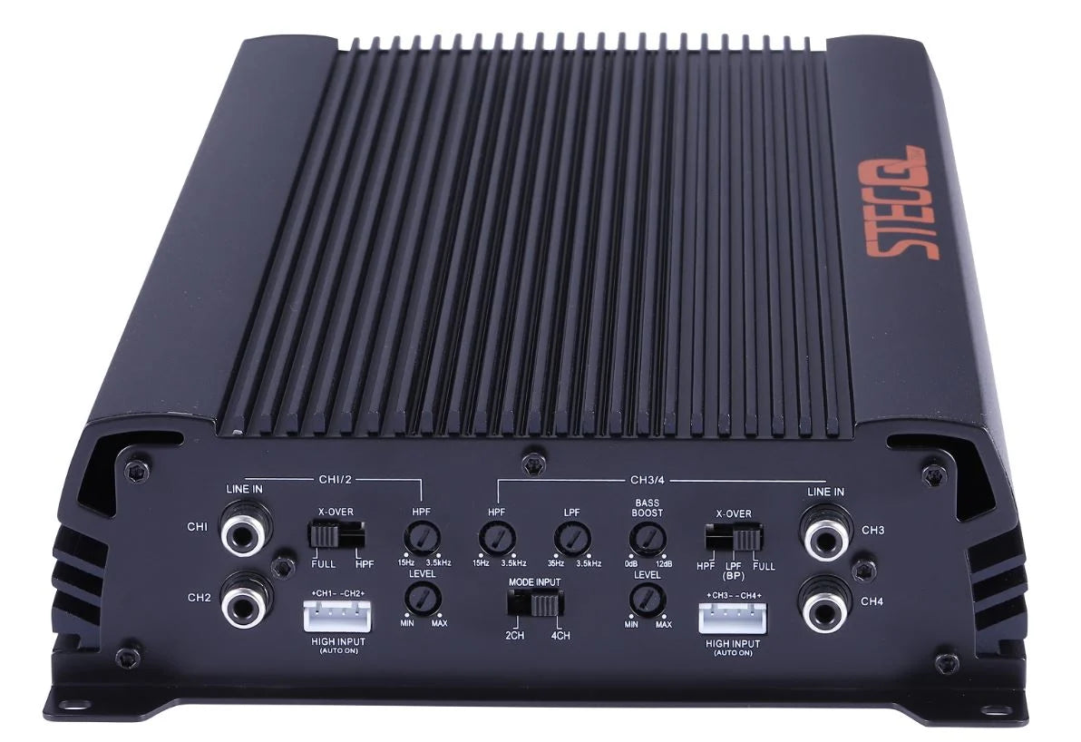 STEG QM75.4 Amplificatore 4 canali Entry Level per il primo upgrade