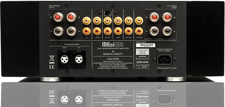Musical Fidelity M6si 500 SILVER Amplificatore integrato 2x500W su 8ohm. Costruzione Dual-mono, Ingresso XLR - TechSoundSystem.com