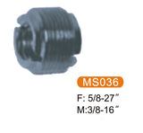 EXTREME MS036 ADATTATORE FILETTATURA CLAMP DA 5/8-27" A 3/8-16" PER ASTA MICROFONICA - TechSoundSystem.com
