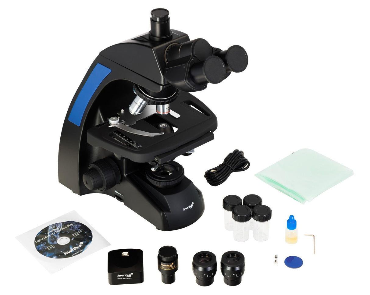 Microscopio trinoculare digitale Levenhuk D870T 8M - TechSoundSystem.com