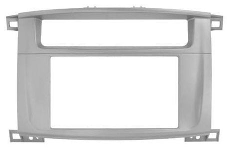 Phonocar 03483 Mascherina 2 DIN per Toyota Land Cruiser J100 07- Lexus LX470 03-07 colore grigio metallizzato - TechSoundSystem.com
