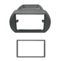 Phonocar 03475 Mascherina 2 DIN per Citroen Nemo - Peugeot Bipper - Fiat Fiorino - Qubo colore antracite - TechSoundSystem.com