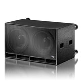 MONTARBO BX182A Subwoofer Attivo bass-reflex, 2 Woofer da 18" biamplificato 2300 Watts - TechSoundSystem.com