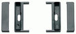 Staffe di fissaggio 1 DIN per Audi A2 - TT 00- A3 - A4 01- colore nero - TechSoundSystem.com