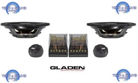 GLADEN RS 130 SLIM altoparlanti 2 vie SLIM con Midrange 130 mm, 2x 120/80, 3 Ohm - TechSoundSystem.com