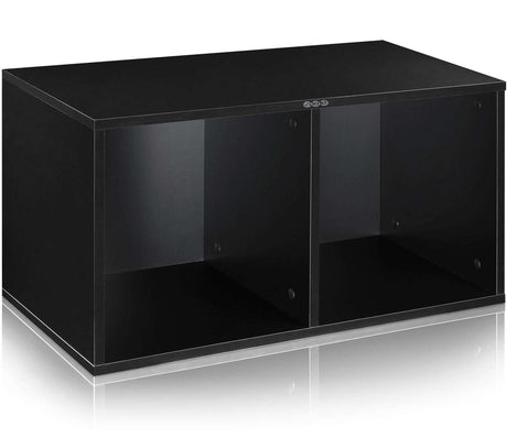 ZOMO VS-BOX200 BK BOX PORTA VINILI IN LEGNO COLORE NERO - TechSoundSystem.com