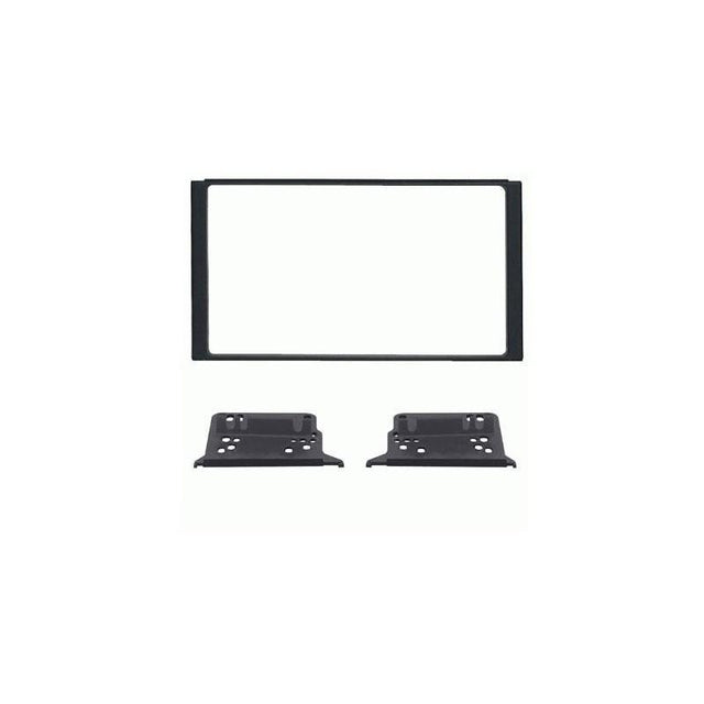 Kit di fissaggio per autoradio 2 DIN Hyundai Santa Fe 06-13 Kia Sorento 06-09 colore nero - TechSoundSystem.com
