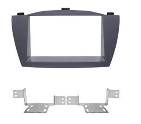 Phonocar 03572 Mascherina 2 DIN per Hyundai ix35 colore antracite - TechSoundSystem.com