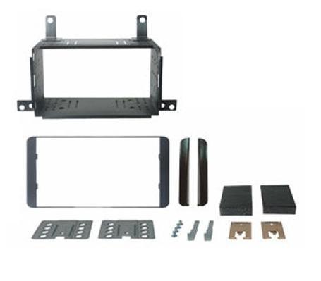 Kit di fissaggio per autoradio 2 DIN Daihatsu Sirio 08- Subaru Justy 08- colore nero - TechSoundSystem.com
