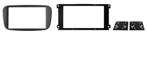 Kit Fissaggio per autoradio 2 DIN Ford C-Max - Focus - Galaxy - Mondeo colore nero lucido - TechSoundSystem.com