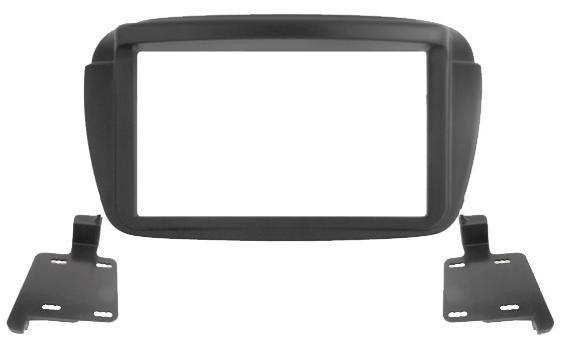 Phonocar 03674 Mascherina 2 Din per Opel Combo 12-15 Fiat Doblo 10-15 colore nero - TechSoundSystem.com