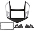 Phonocar 03681 Mascherina 2 Din per Chevrolet Cruze 13- colore nero lucido/grigio metallizzato - TechSoundSystem.com