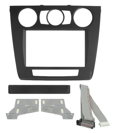 Phonocar 03670 Mascherina 2 Din per BMW 1(E87) s.1 (E81) s.1 (E82-E83) colore nero - TechSoundSystem.com