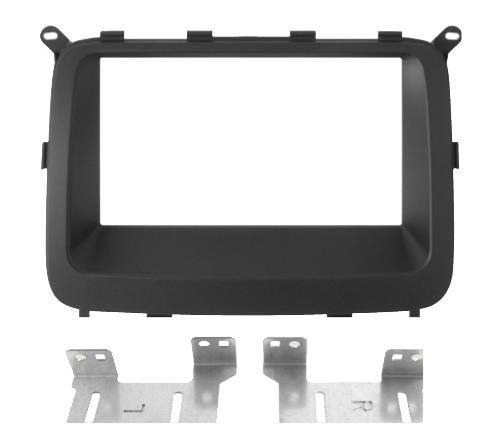 Phonocar 03658 Mascherina 2 Din per Kia Carens 13- colore nero - TechSoundSystem.com