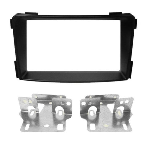 Phonocar 03612 Mascherina 2 Din per Hyundai i40 senza navigatore colore nero - TechSoundSystem.com